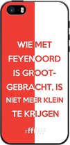 6F hoesje - geschikt voor iPhone 5 -  TPU Case - Feyenoord - Grootgebracht #ffffff