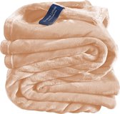De Witte Lietaer De Witte Lietaer Fleece plaid Cosy 150x200 dusty pink 100% polyester