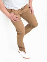 Chino - heren - camel - bruin - P830