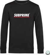 Subprime - Heren Sweaters Sweater Stripe Black - Zwart - Maat M