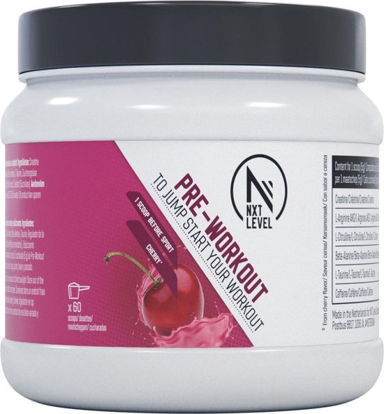 NXT Level Pre Workout Kers 300g Pre Workout bol