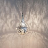 Zenza - Hanglamp  - Oosterse Lamp-Bella - Filigrain - Small - Zilver