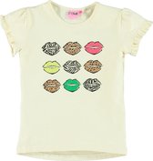 O'Chill Shirt Wendolyn Lichtgeel / Off White met print - Maat 140/146