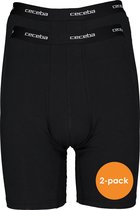 Ceceba heren boxer lang (2-pack) - zwart - Maat: XL