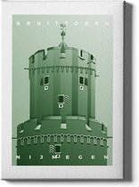 Walljar - Kruittoren - Muurdecoratie - Poster