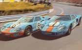 Scalextric - Ford Gt40 1969 Gulf Twin Pack  (7/19) * (Sc4041a)