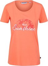 Regatta Filandra IV Katoenen T-Shirt Voor Dames Oranje