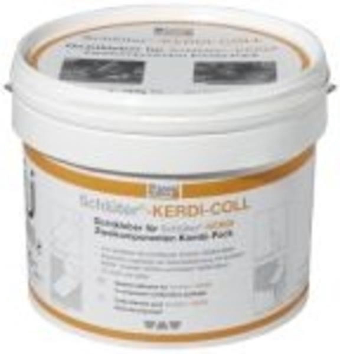 Schluter Kerdi-coll afdichtingslijm emmer a 4,25 kg.