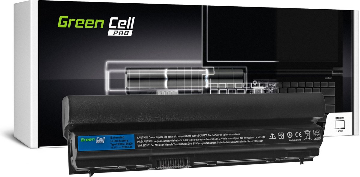 GREEN CELL PRO Batterij voor Dell Latitude E6220 E6230 E6320 E6320 / 11,1V 5200mAh