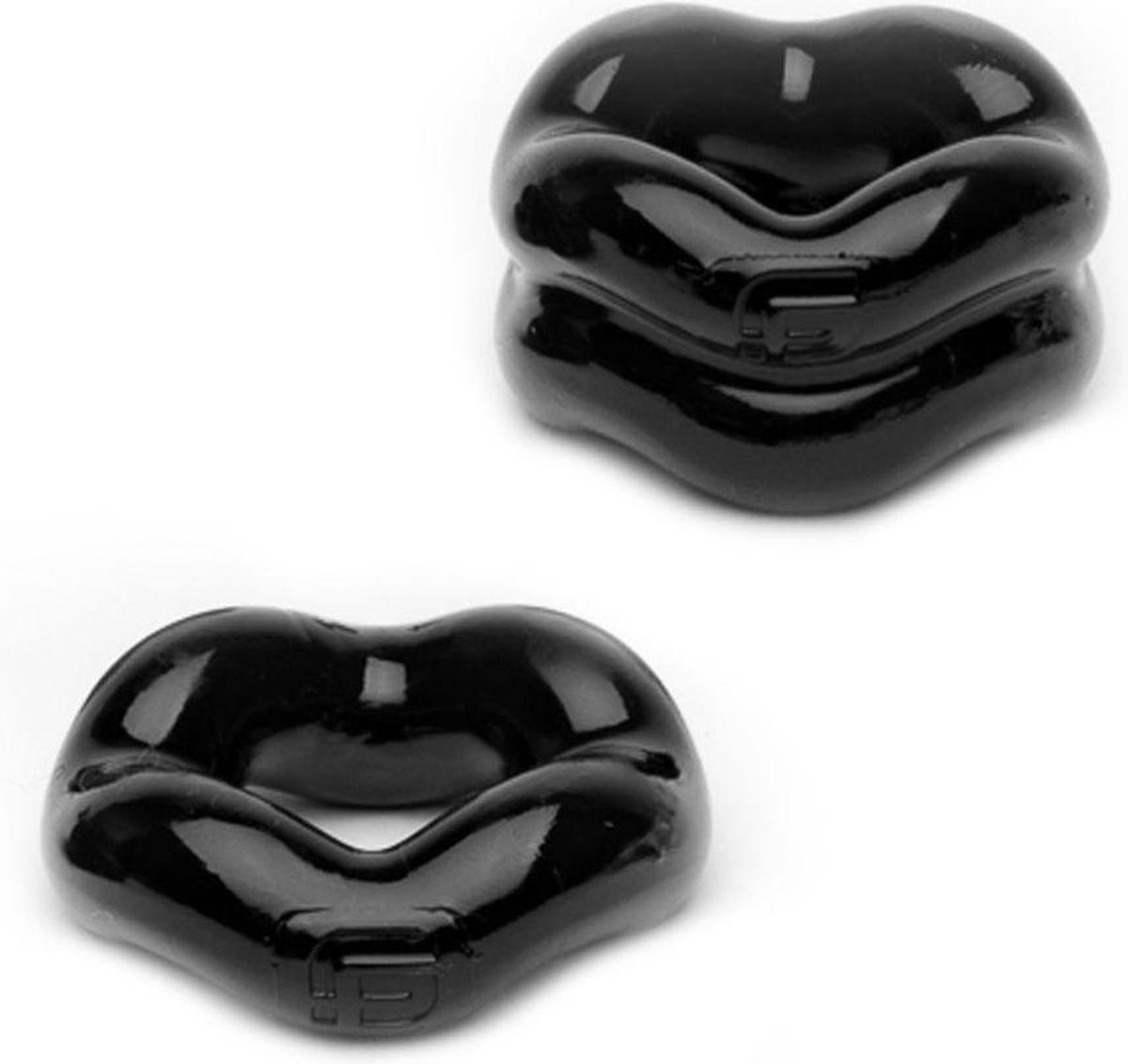 Goedkoopste Sport Fucker Revolution Cockring en Balllstretcher Set - zwart