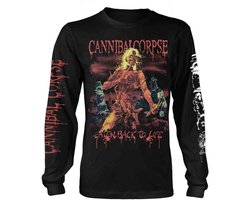Cannibal Corpse chemise manches longues -S- Eaten Back To Life Zwart