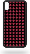 Red polka dots Telefoonhoesje - Apple iPhone Xs Max