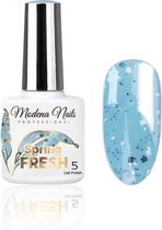 Modena Nails UV/LED Gellak – Spring Fresh #05 - Blauw, Grijs - Glanzend - Gel nagellak