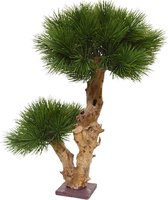 Pinus Bonsai kunstboom 55 cm op voet