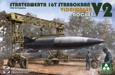 1:35 Takom 2123 Stratenwerth 16T Strabokran Vidalwagen V2 Rocket Plastic Modelbouwpakket