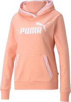 Puma Amplified TR Hoodie 585910-26, Vrouwen, Abrikoos, Sporttrui, maat: XL EU