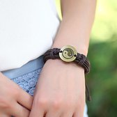Wellness-House | Tai Chi Armband Yin Yang Bronze | Yin Yang | Zen | Balans | Unisex