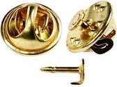 Button stud, d: 11,5 mm, verguld, 25stuks