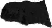 Pels faux fur zwart 65x102 cm polyester