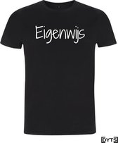 T-shirt | Karaktereigenschappen | Eigenwijs02 - Wit, XXL, Heren
