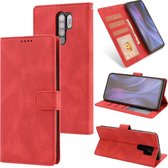 Voor Xiaomi Redmi 9 Fantasy Klassiek Huidgevoel Kalfsleer Textuur Magnetische gesp Horizontale Flip PU lederen tas met houder & kaartsleuf & portemonnee (rood)