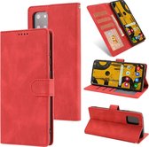 Voor Samsung Galaxy A81 / Note10 Lite Fantasy Klassiek Huidgevoel Kalfsleer Textuur Magnetische gesp Horizontale Flip PU lederen tas met houder & kaartsleuf & portemonnee (rood)