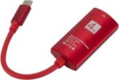TH002 Type-C naar 4K HDMI-adapterkabel voor Mac (rood)