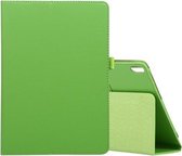 Voor Lenovo Smart Tab M10 / P10 10.1 inch Litchi Textuur Effen Kleur Horizontale Flip Lederen Case met Houder & Pen Slot (Groen)
