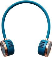 F18 Zomer Hangende Nek Luie Ventilator USB Mini Buitensporten Draagbare Ventilator (Blauw)