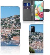 GSM Hoesje Geschikt voor Samsung Galaxy A71 Wallet Book Case Frankrijk