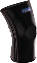 Thuasne Neopreen Kniebandage met Baleinen - Maat: XXL (knie omvang over de knieschijf: 43-46 cm) - Zwart