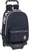 Schoolrugzak met Wielen 905 Real Madrid C.F. Marineblauw