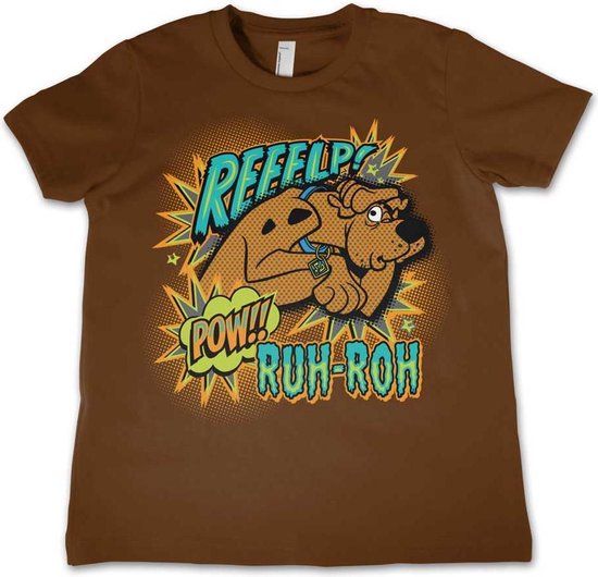 ScoobyDoo Kinder Tshirt -M- Reeelp Bruin