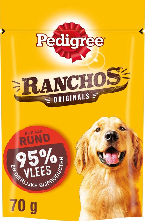 Pedigree Ranchos Original Hondensnacks - Rund - 7 x 70 gram