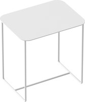 WELD & CO – SOLID 02 Side Table – Rechthoekige wit metalen bijzettafel – 30x40xH40cm