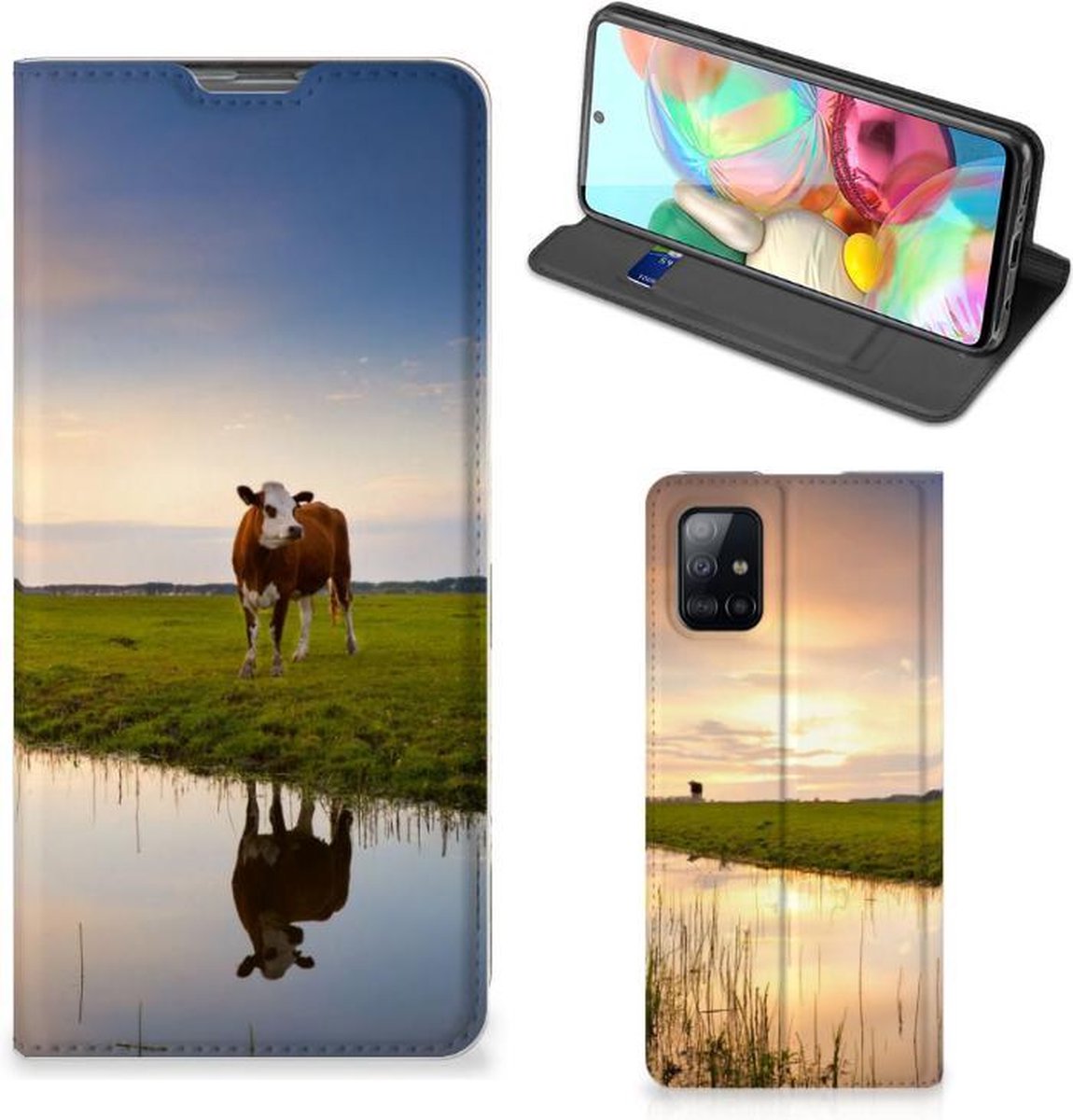 Samsung Galaxy A71 Hoesje maken Koe