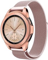 Milanees Smartwatch bandje - Geschikt voor  Samsung Galaxy Watch Milanese band 42mm - roze - Horlogeband / Polsband / Armband