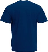 Fruit Of The Loom Heren Super Premium T-shirt met korte mouwen en ronde hals (Marine)
