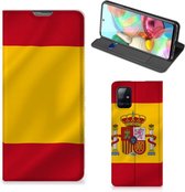 Smartphone Hoesje Geschikt voor Samsung Galaxy A71 Mobiel Hoesje Spaanse Vlag