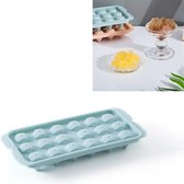 Huishoudelijke DIY Diamond Ice Cube Koelkast Homemade Plastic Ice Cube Mold Ice Box (blauw)
