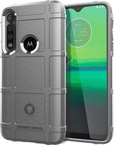 Voor Moto G8 Play Volledige dekking Schokbestendig TPU-hoesje (grijs)