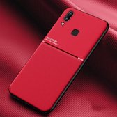 Voor vivo Z3x Classic Tilt Strip Grain Magnetisch schokbestendig PC + TPU-hoesje (rood)