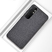 Voor Xiaomi Note 10 Lite schokbestendige stoffen beschermhoes (grijs)
