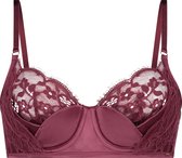 Hunkemöller Dames Lingerie Voorgevormde beugel bh Poppy  - Rood - maat F80