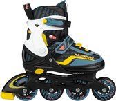 Bol.com Nijdam Inline Skates Verstelbaar - 33-37 - Game Patrol - Blauw/Zwart aanbieding