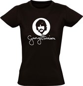 George Harrison Dames t-shirt | Liverpool | Beatles | popmuziek | grappig | cadeau | Zwart