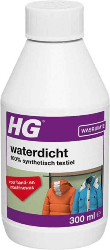 6x HG Waterdicht voor 100% Synthetisch Textiel 300 ml