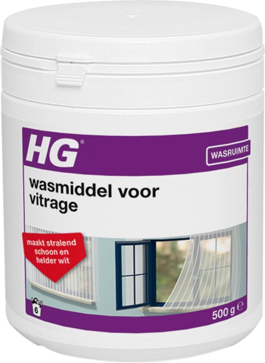 HG Wasmiddel Voor Vitrage - 6 x 500 gram