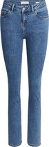 WE Fashion Dames mid rise slim fit jeans met super stretch