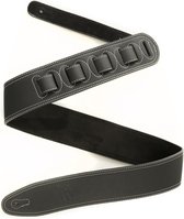 Fame Strap Heavyweight Pro Black 6 cm Black - Gitaarband